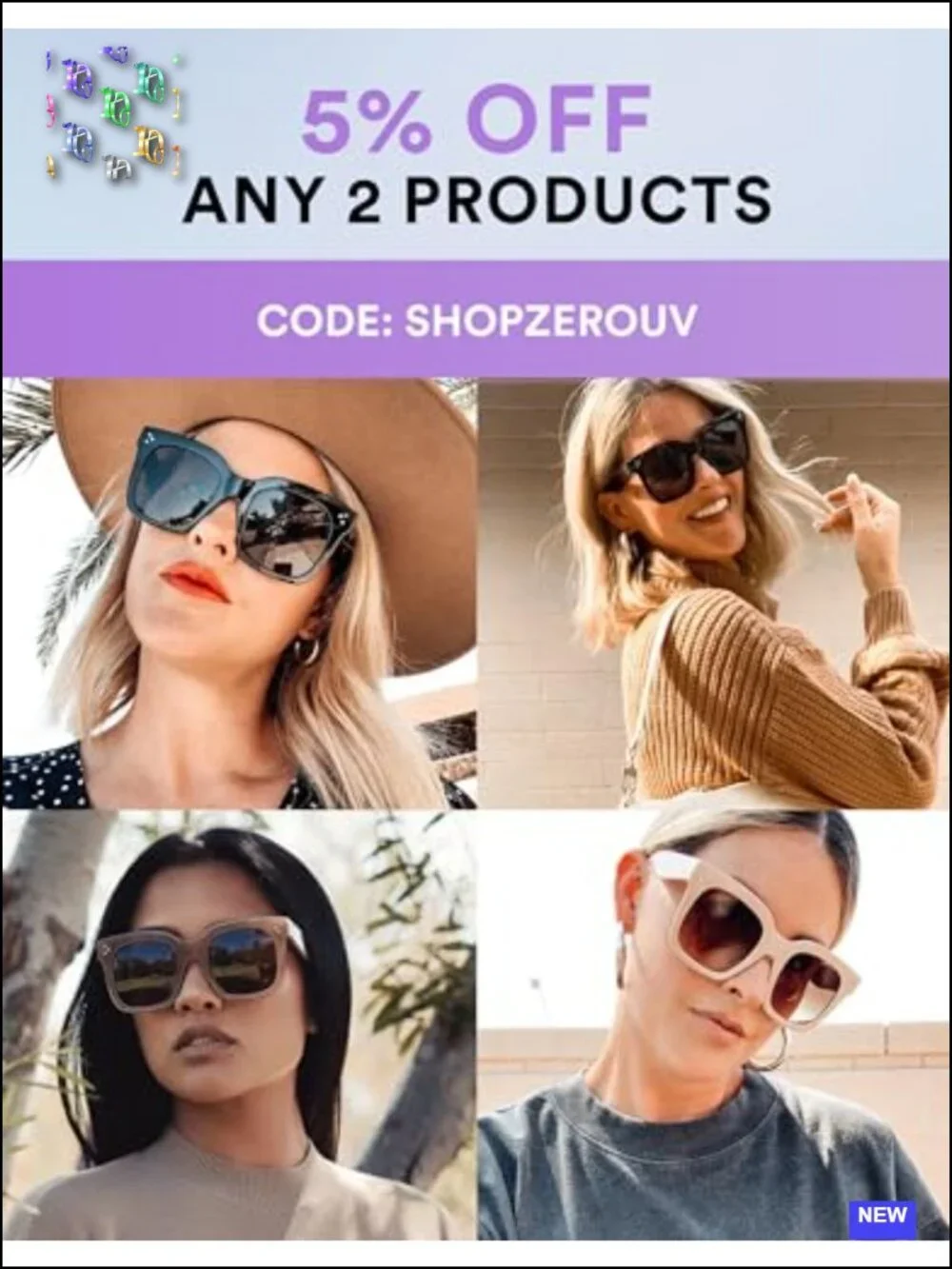 Oversized Retro Square Sunglasses for Women UV400 Protection 50mm